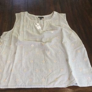 NWT Talbots Sleeveless blouse Size XLp